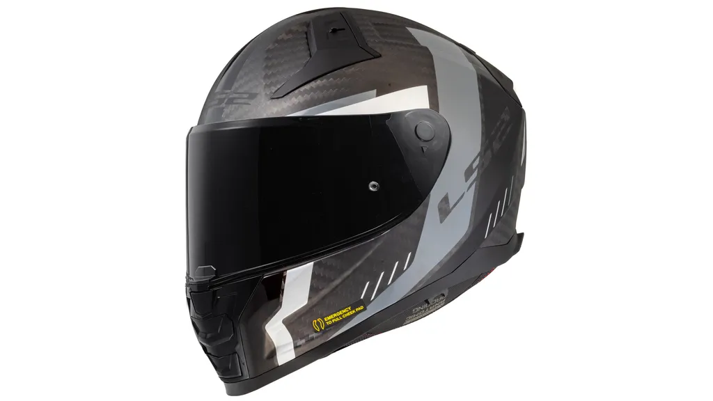 LS2 FF811 Vector II Carbon Grid Helm - Casque Intégral Carbone Mat XL
