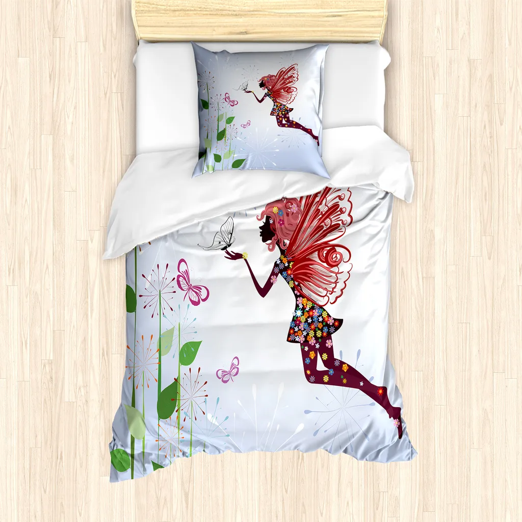 Copripiumino Fantasia Farfalle ABAKUHAUS - Stile e Igiene Singolo 135x200