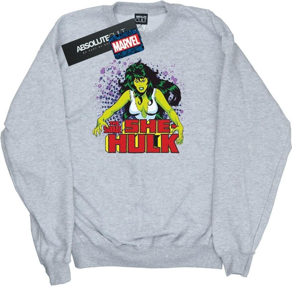 Marvel - "The Savage" Sweatshirt für Herren BI41086 (L) (Grau)
