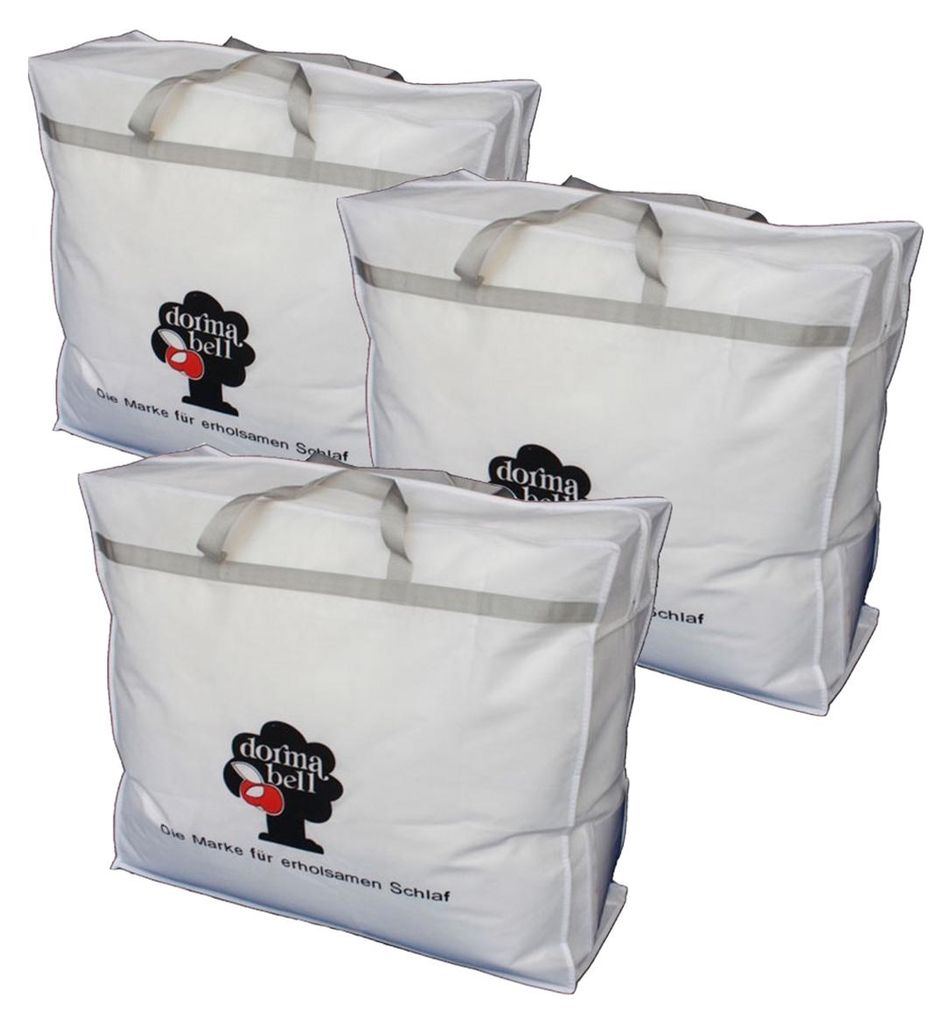 3 Stk Aufbewahrungstasche Bettentasche Bettdecken Kissen Produktbild 
