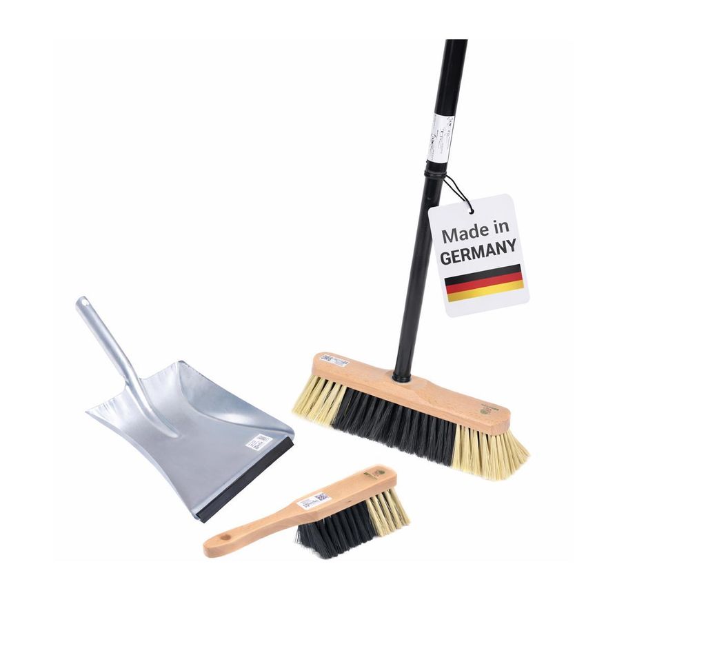 Qualitäts Kehrgarnitur Zimmerbesen 30cm Breit Kehrset mit Produktbild 