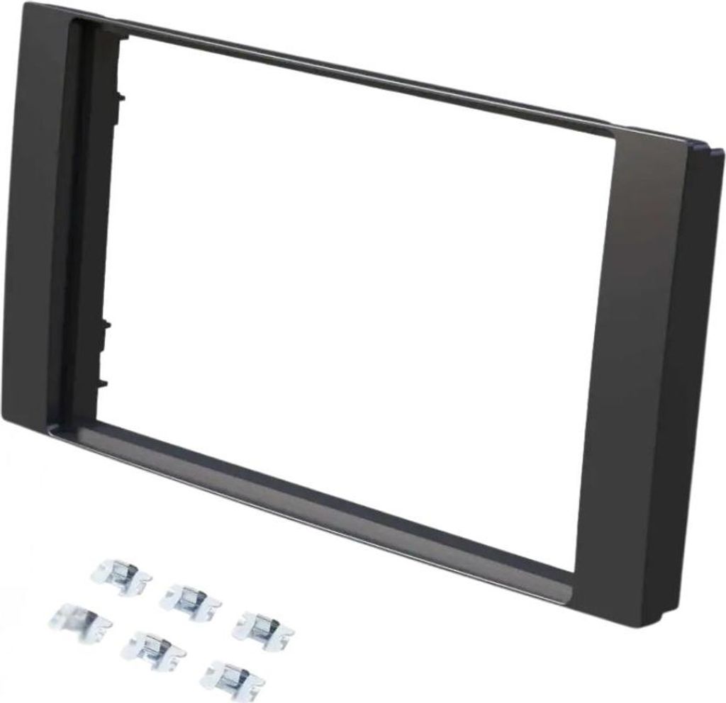 Audioproject A118 - Autoradio Radioblende Doppel DIN kompatibel FORD C-Max Focus Fiesta Fusion S-Max C-Max Kuga schwarz