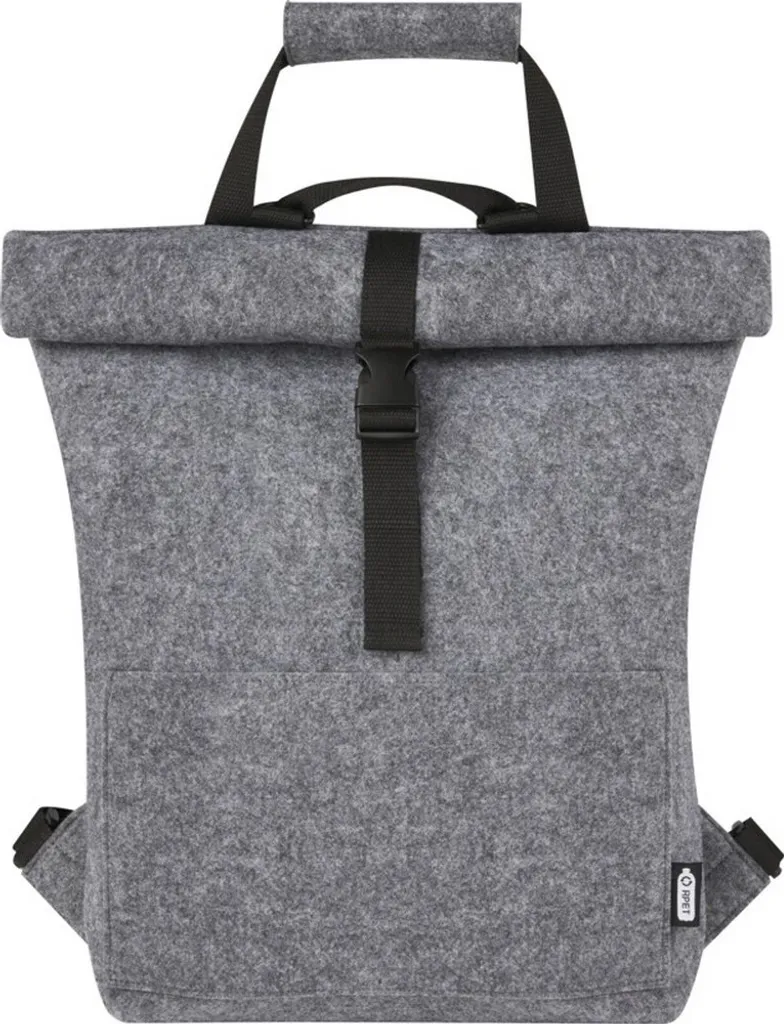 Zaino Felta Grigio Medio 13l PF4394 - Eco-Feltro Riciclato per Ufficio