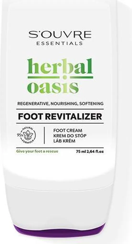 Baume hydratant pour les pieds aux herbes naturelles Foot Revitalizer 100g