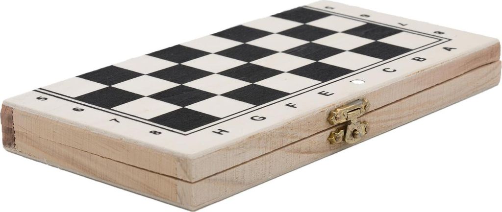 Schach Schachbrett Holz Schachspiel klappbares Brett Produktbild 3