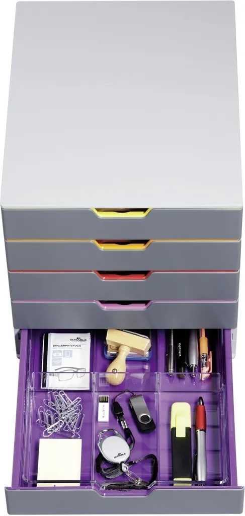 Caddy Coffee Point transparent Durable 338419 avec compartiments - 7