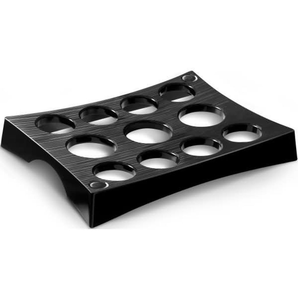 CEP Becherträger für 11 Becher schwarz aus Polystyrol