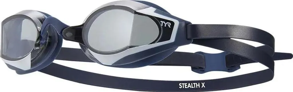 Lunettes de piscine TYR Stealth-X Performance Bleu pour la Compétition