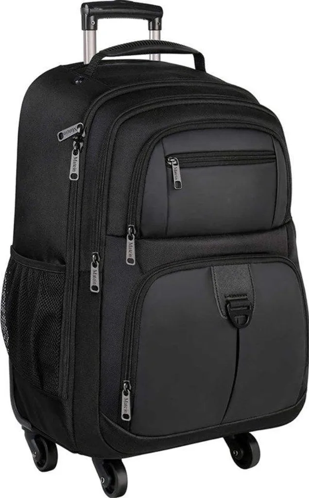 Sac de voyage 4 roues 40 Litres avec compartiment PC 17 pouces - Noir