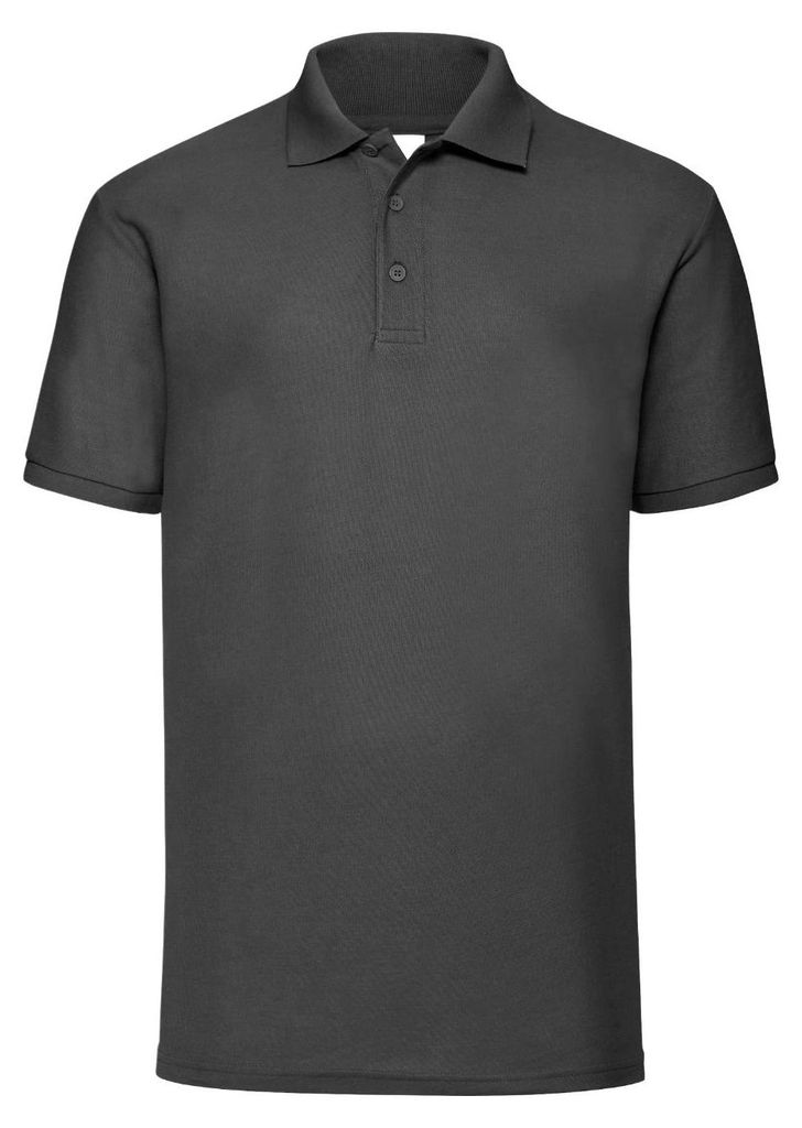 Jerzees Colours Ultimate Herren Polo-Shirt, Kurzarm FK707 (S) (Schwarz)