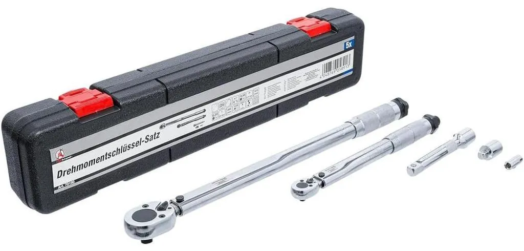 Jeu de Clés Dynamométriques D-Work - Acier Pro, Haute Précision - 53cm