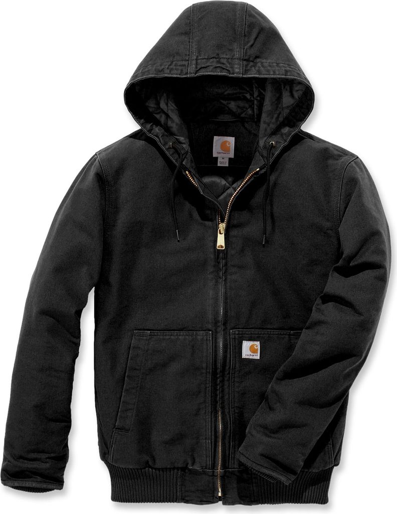 CARHARTT Duck Active Jacke Schwarz T.L - 104050-BLK-L
