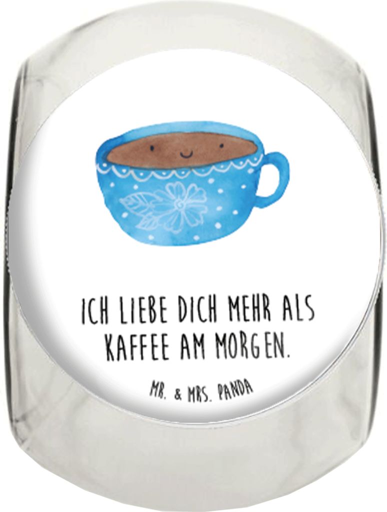 Mr. & Mrs. Panda Süßigkeiten Glas Kaffee Tasse XL 2000ml - Weiß - Geschenk, Liebe, gewürzglas, Geschmack, Genuss, Bonboniere, Lustige Sprüche,...