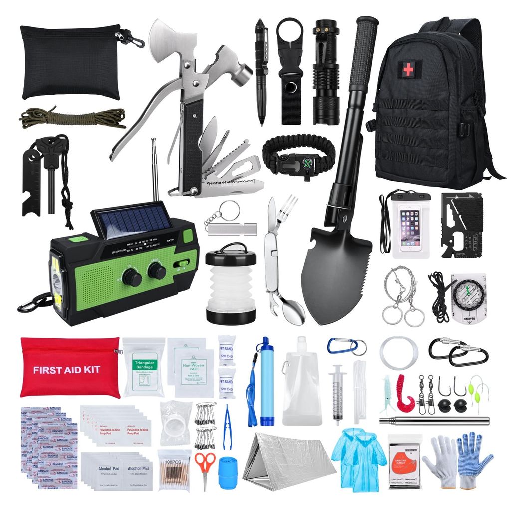 Survival Kit All-in-1 – Notfallset mit Erste-Hilfe-Set für Produktbild 