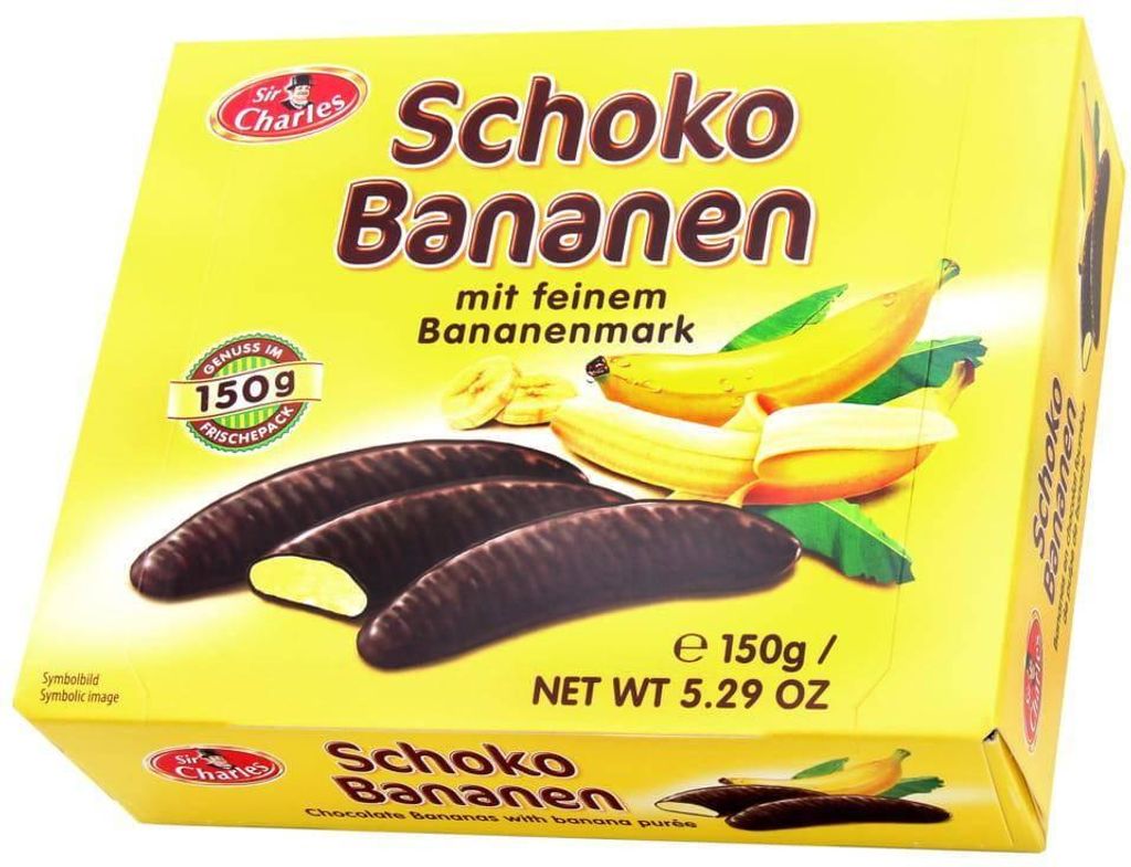 SirCharles Schokobananen Bananen-Marshmallows 150 g Produktbild 