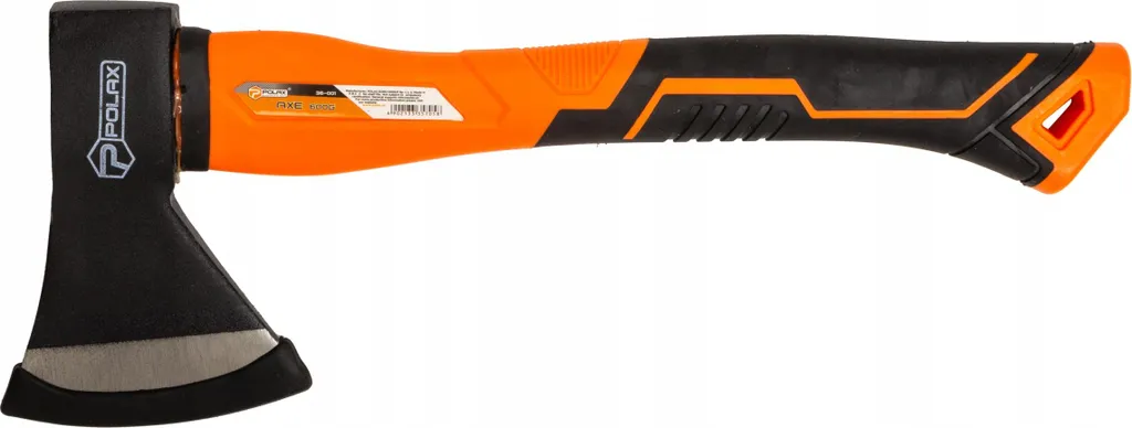 Ascia Professionale Polax 600g - Testa in Acciaio e Manico in Fibra