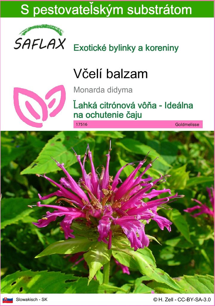 SAFLAX - včelí balzam - Monarda didyma - 20 Semená - S Obrázok produktu 