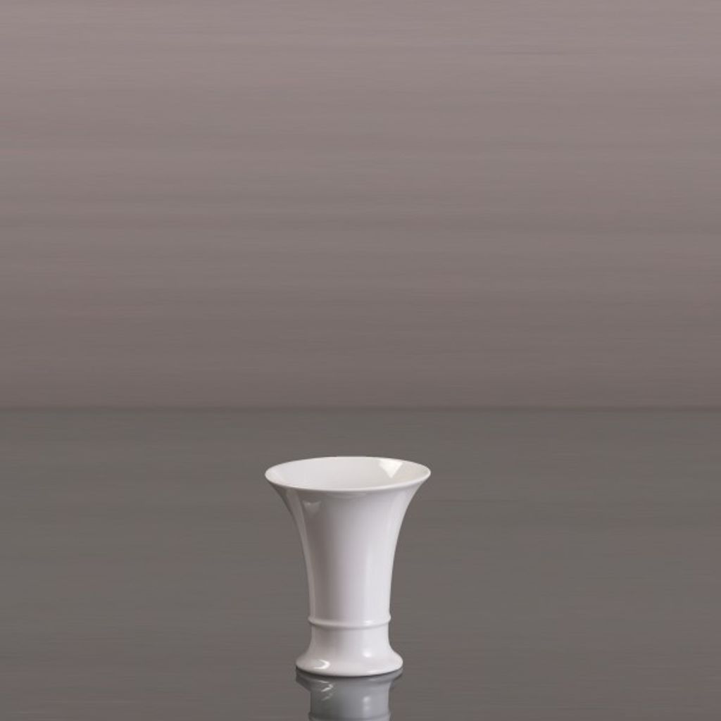 Goebel Vase 12.5 cm - Trompete klassisch Kaiser Porzellan Trompete kl. - Porzellan weiß glasiert 14001648