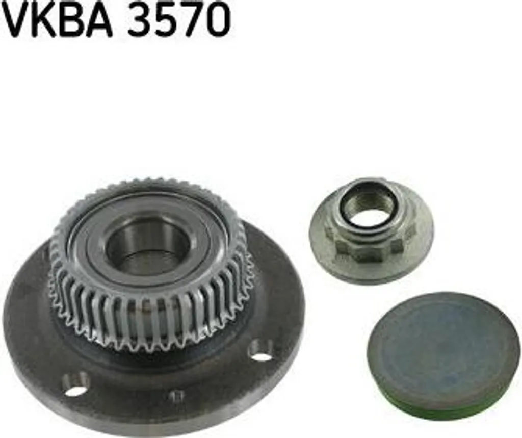 SKF VKBA 3570 Jeu de Roulements de Roue Arrière 6K9501477 pour Inca