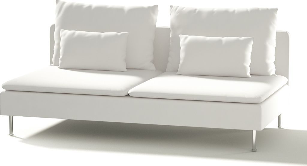 Dekoria Bezug für Söderhamn Sitzelement 3, weiss, Bezug für Sitzelement 3