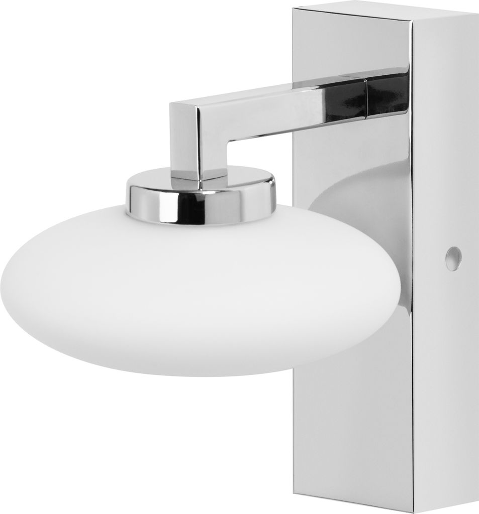 LEDVANCE Smart LED Badezimmerlampe chrome, 7W, 500LM, 3000-6500K, 12cm, IP44, Orbis Elypse Wandleuchte, Badezimmerleuchte mit Wifi Technologie, dimmbar, steuerbar über App und Sprachassistenten