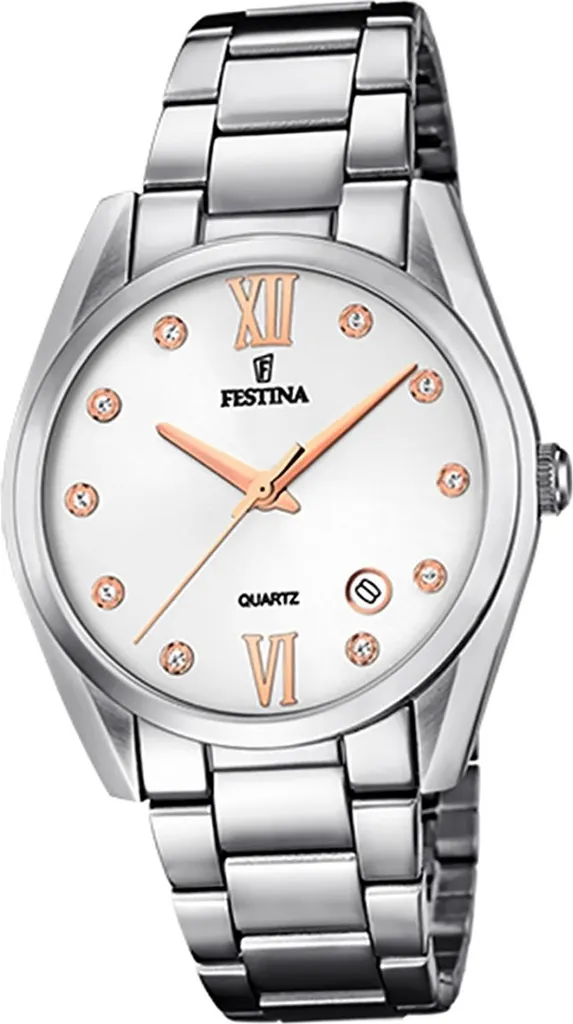 Montre Femme Argentée Festina F16790/A Idéale pour le Travail et Sorties