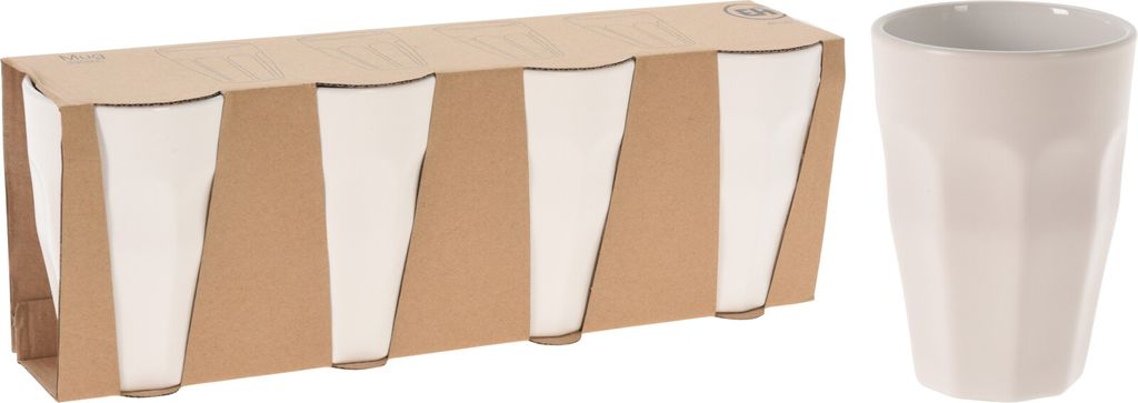 Excellent Houseware Tee-/Kaffeebecher - 4x - Porzellan - Produktbild 