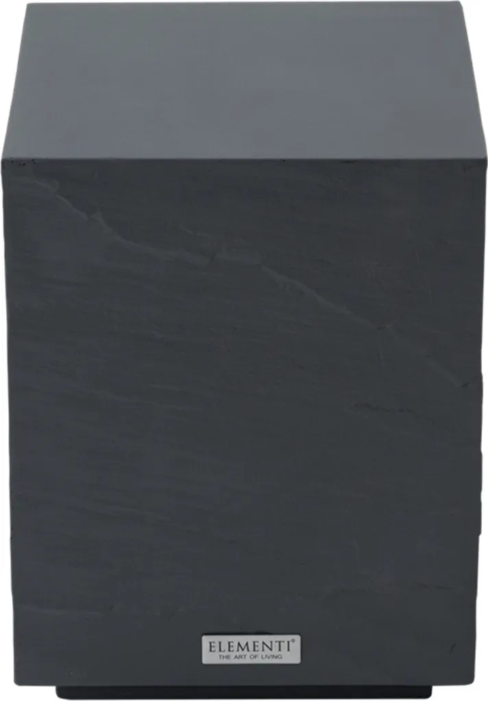 Table d'appoint COLORADO en béton gris 35x35x46 cm design industriel