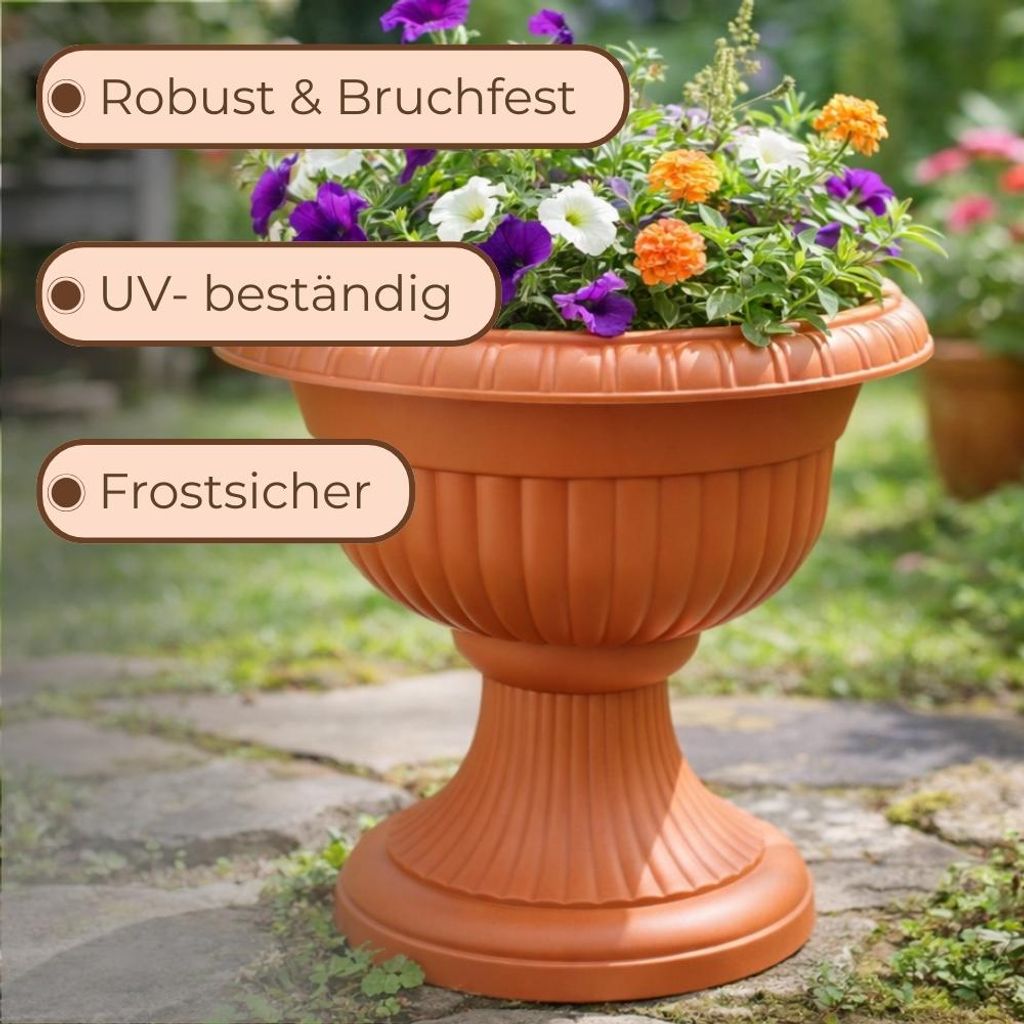 Blumentopf mit Ständer Pflanzenständer Blumenständer Hoch