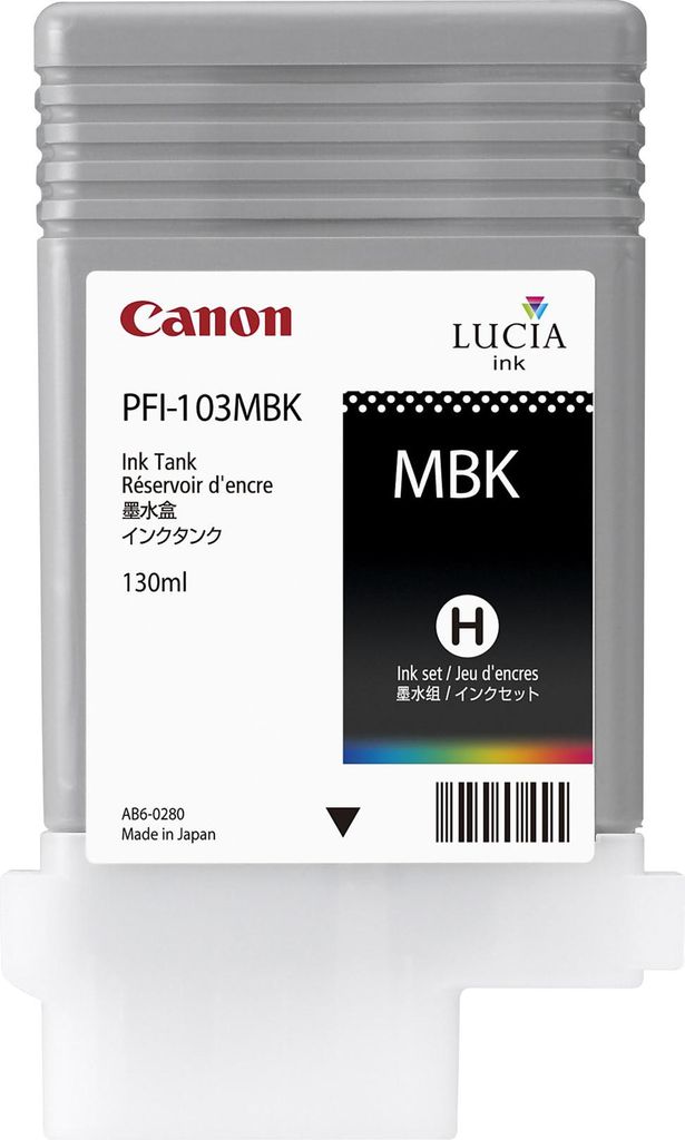 CANON Tinte mattschwarz        130ml iPF5100/6x00 Produktbild 