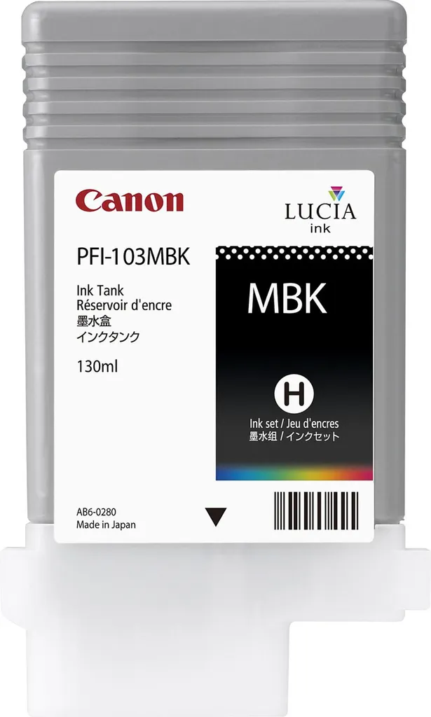 Encre Pfi-103 N Mat Canon cartouche pour impression d'art
