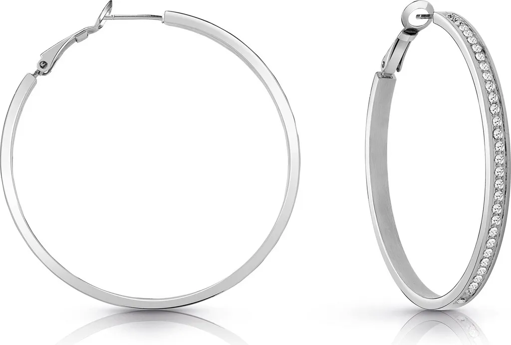 Guess JUBE02247JWRH Recensione Orecchini Cerchio Acciaio e Cristalli