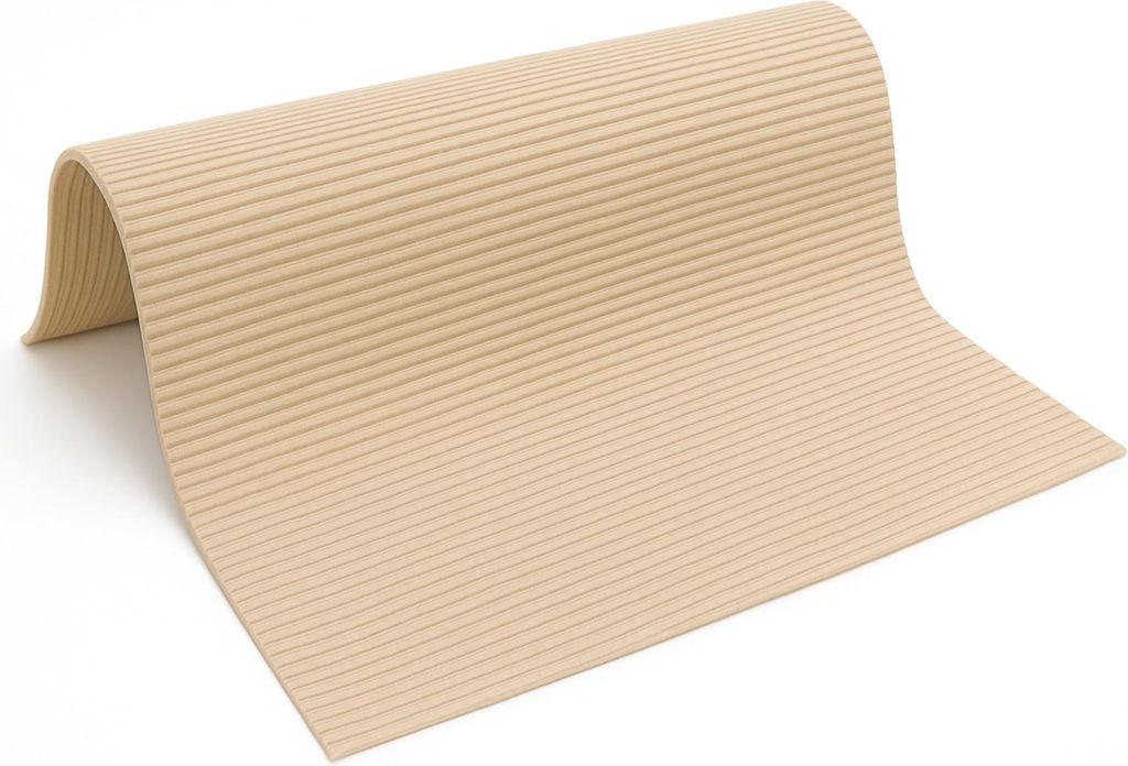 Waschmaschinenauflage 60x60cm x 4,5mm ( Farbe: Sand ) Rutschfeste Auflage für Waschmaschine/Trockner - Universal Abdeckung zuschneidbar