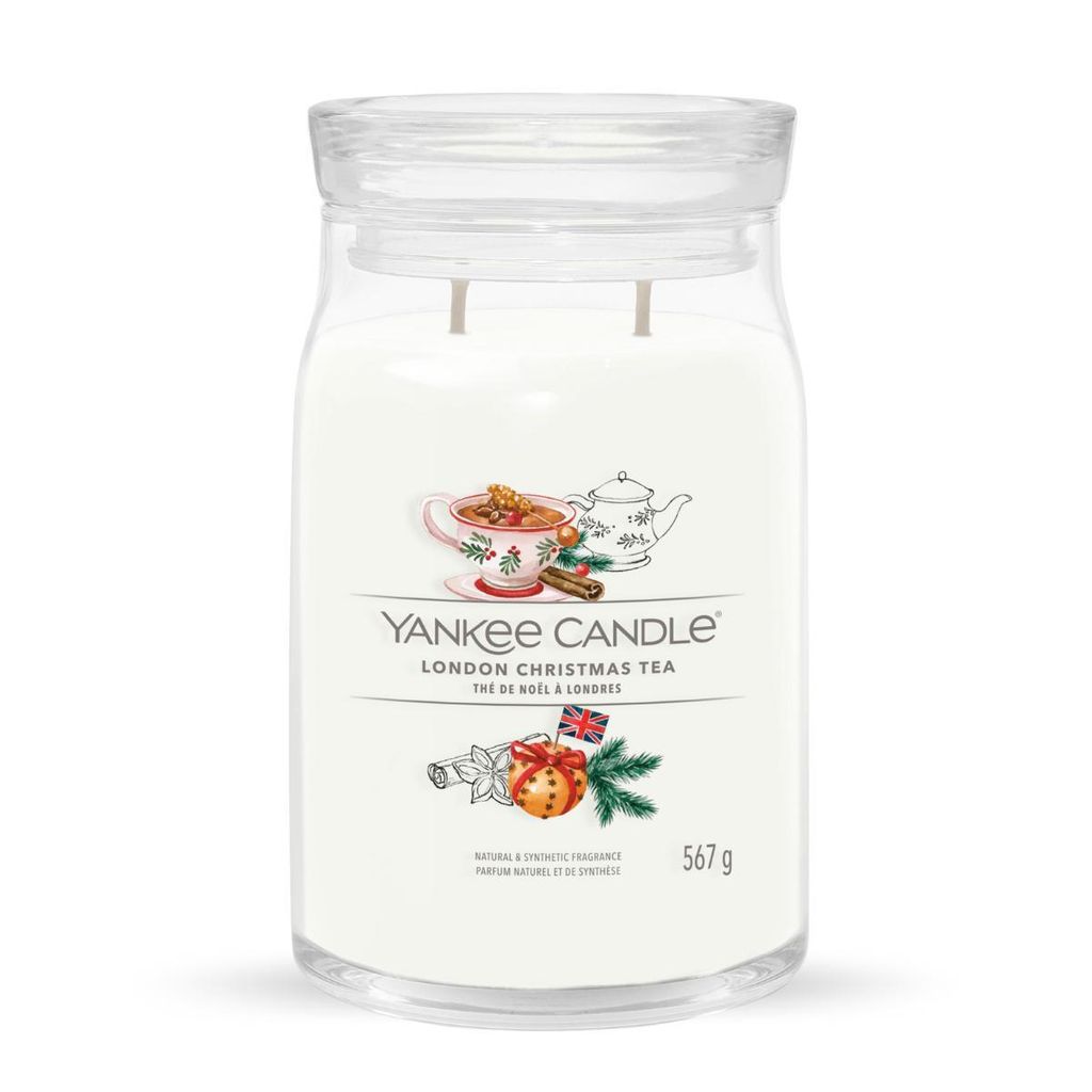 Yankee Candle LONDON CHRISTMAS TEA Signature Large Jar 567 g