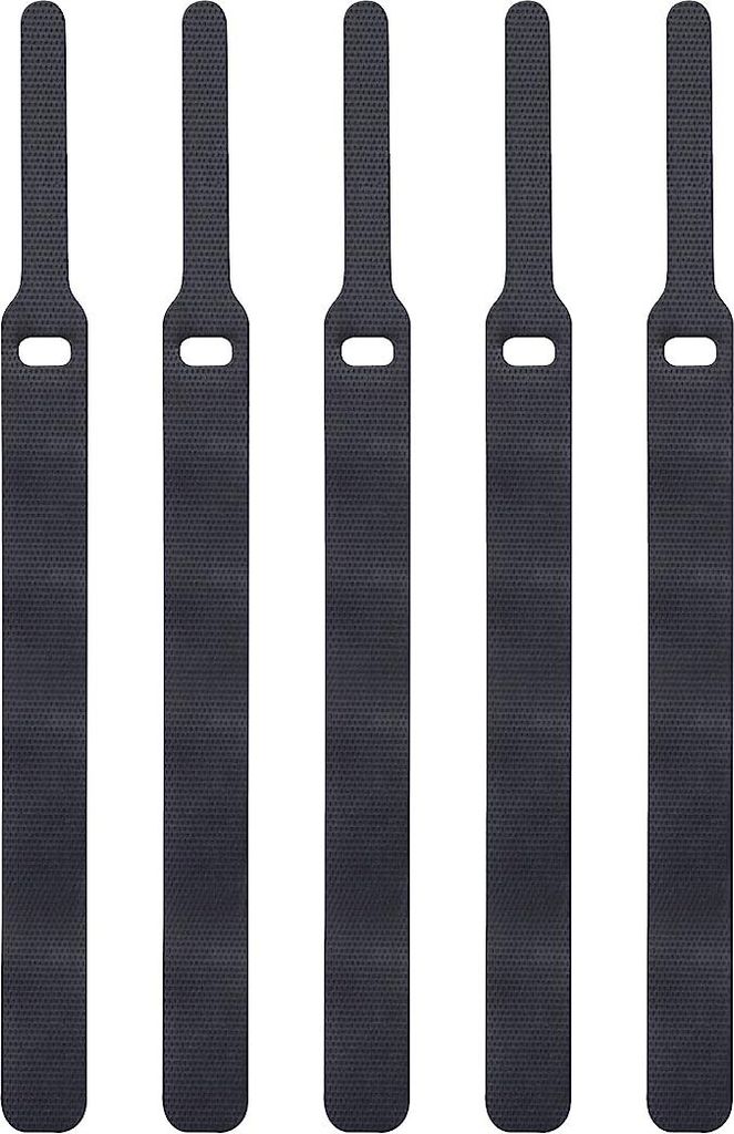 Klettbinder LTC Basic 5er Set zum Bündeln & Ordnen Schwar