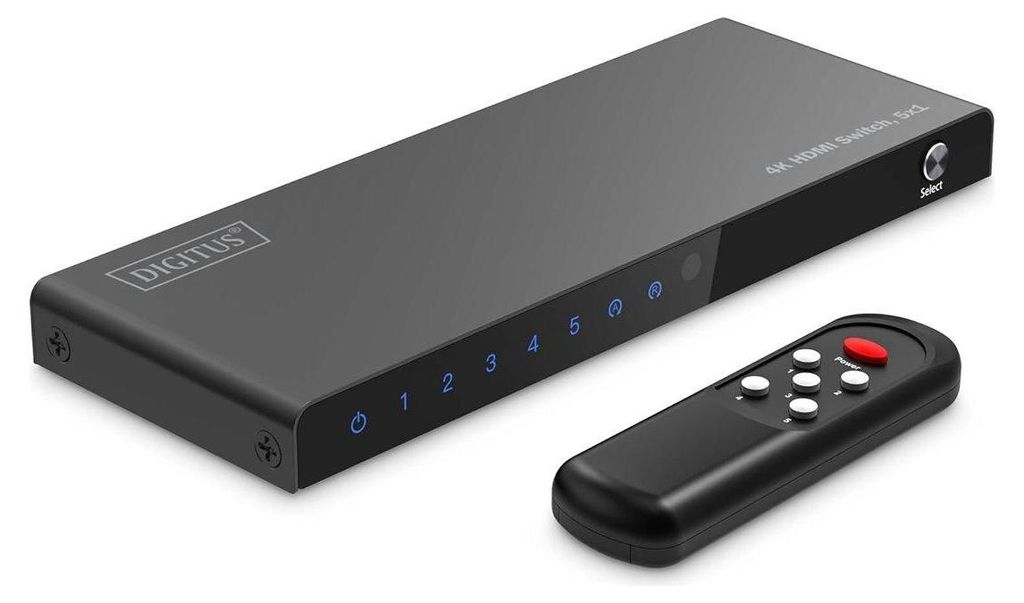 DIGITUS 8K HDMI Switch, 5x1 Produktbild 