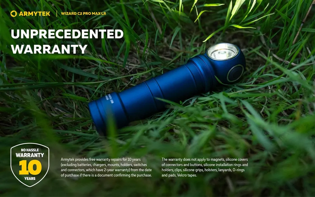 Éclairage Puissant Wizard C2 Pro Max LR Armytek pour Vision Nocturne - 17