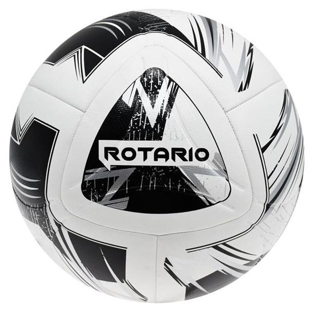 Precision Fußball FIFA Quality Rotario weiß schwarz silber Größe 4