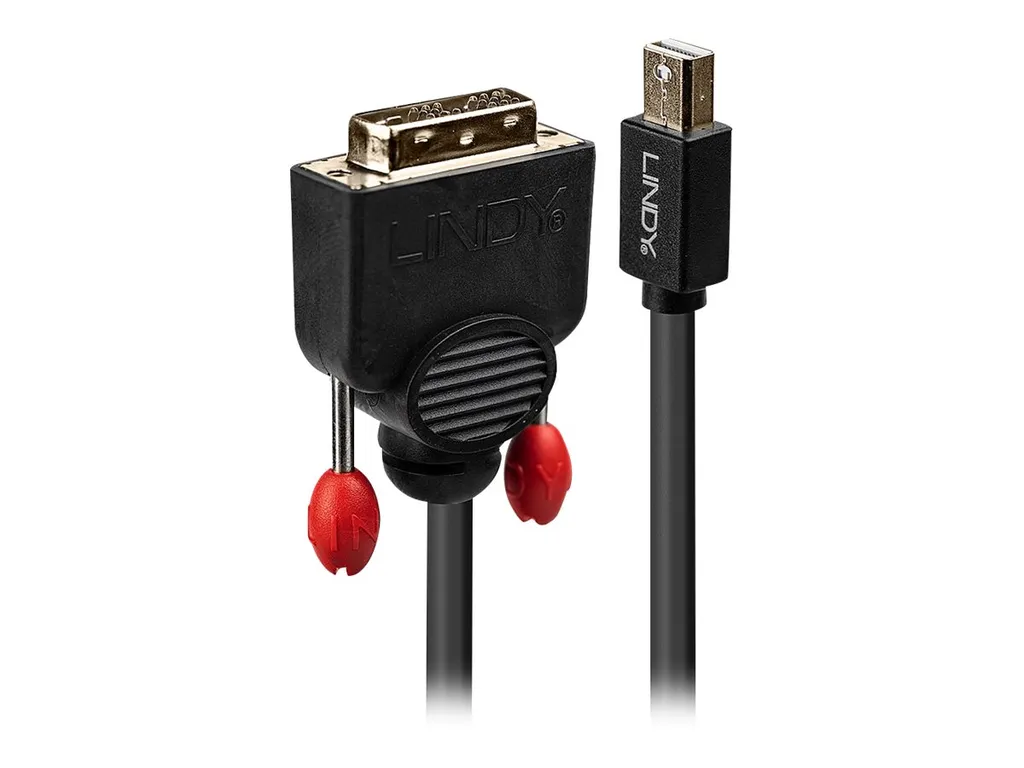 Cavo LINDY Mini-DisplayPort a DVI-D 1m Nero - Qualità Professionale