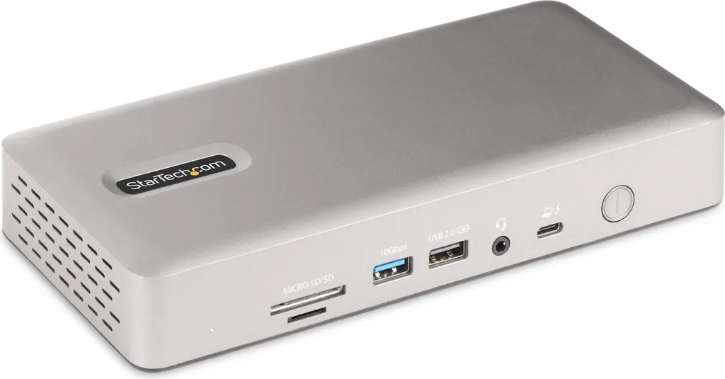 Dock Thunderbolt 4 Idéal pour Télétravail sur 4 Écrans et Réseau Rapide