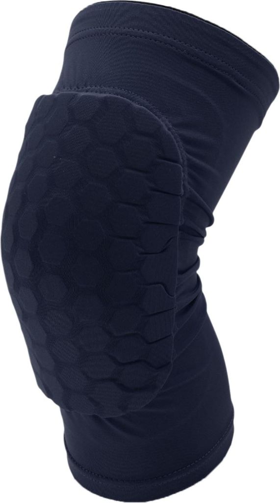 Kniebandage, Uni Kompressions-Knieband, Sport-Kniepolster, Schutz für Laufen, Fußball, Meniskusriss, Mittel, Dunkelblau