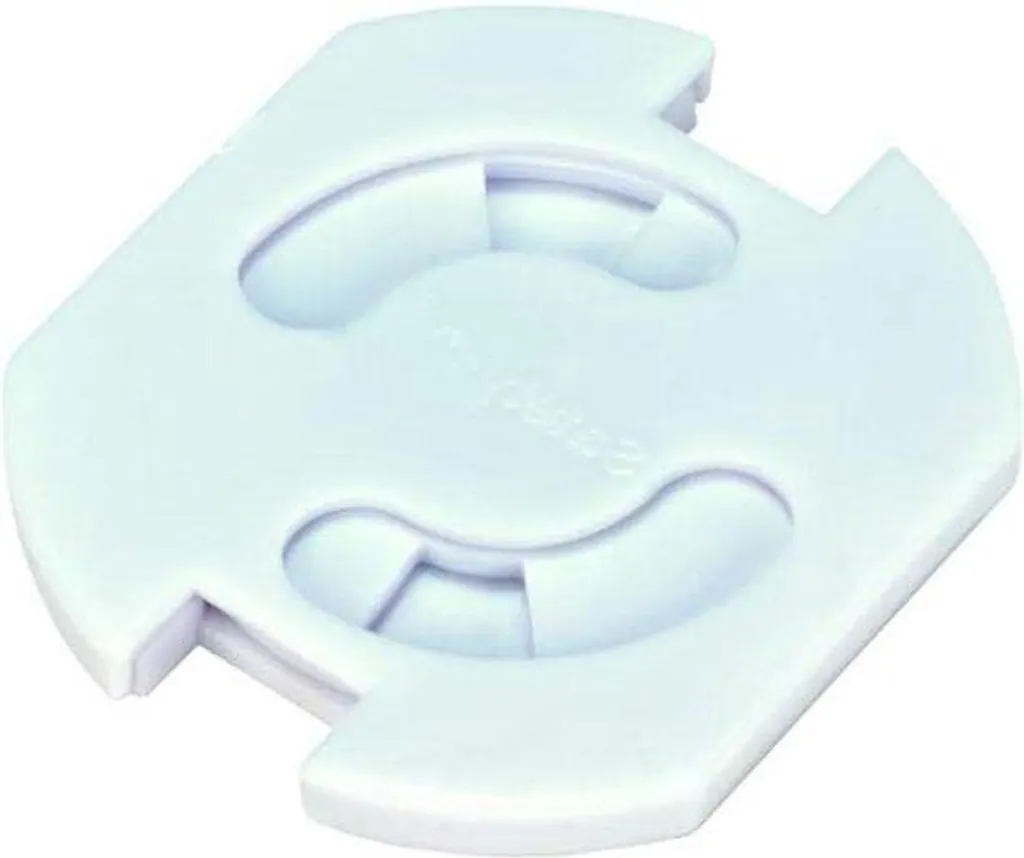 Cache-prise de sécurité enfant blanc lot de 8 pièces pour maison sûre