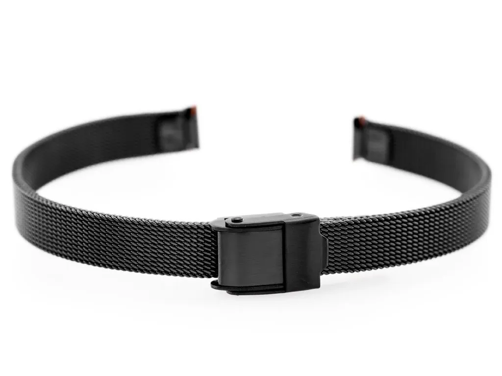 Bracelet Pacific M4 noir 8mm : maille HQ Mesh anti-irritation et ajustable