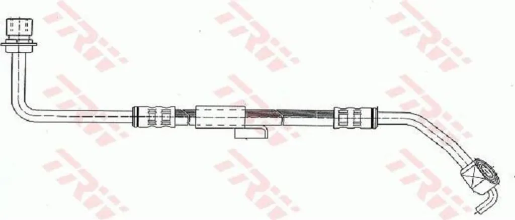 Flexible de frein TRW PHD248 durite de freinage hydraulique renforcée