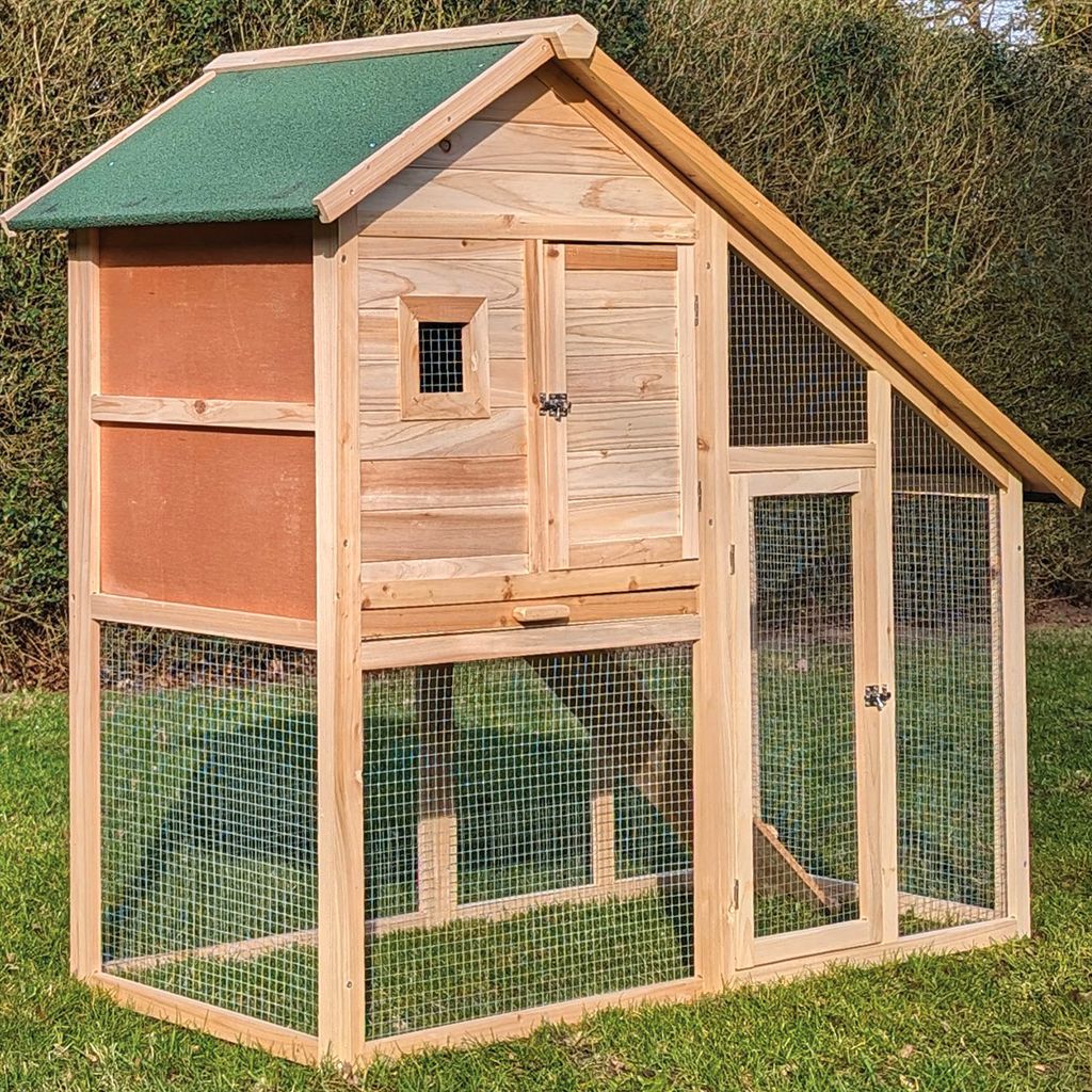 Kaninchenstall Semplice mit Auslauf - Kleintierstall mit Produktbild 