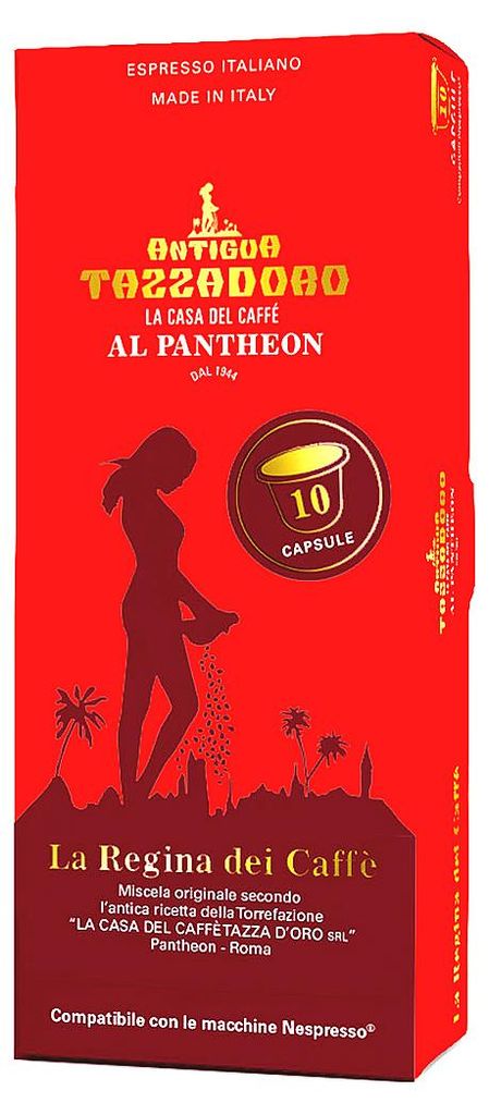 Antigua Tazzadoro - Kaffeekapseln Espresso Italiano - Nespresso kompatibel - Intense Mischung 2x10 Stück