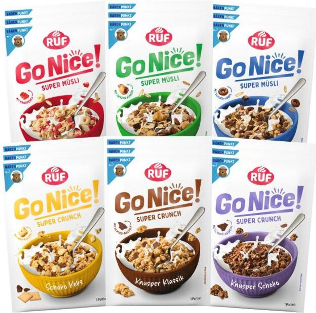 RUF GoNice! Müsli Probier Set (18 Stück) Produktbild 