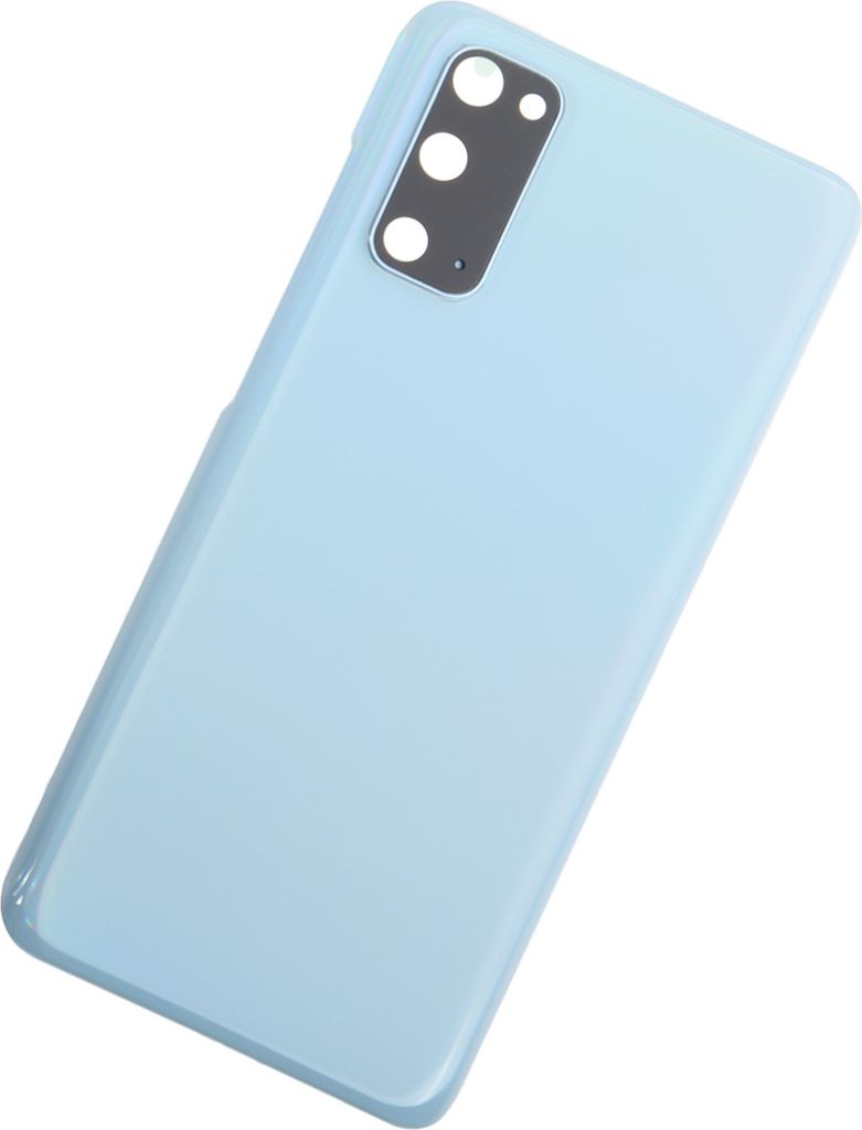 Für Samsung Galaxy S20 G980 Akkudeckel Back Cover Mit Kameralinse Blau Blue