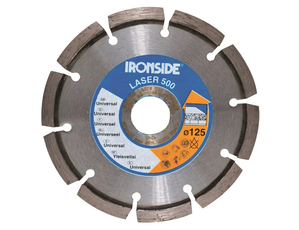 Disque diamant 125mm Ironside 241-032 segmenté pour béton et brique - 2