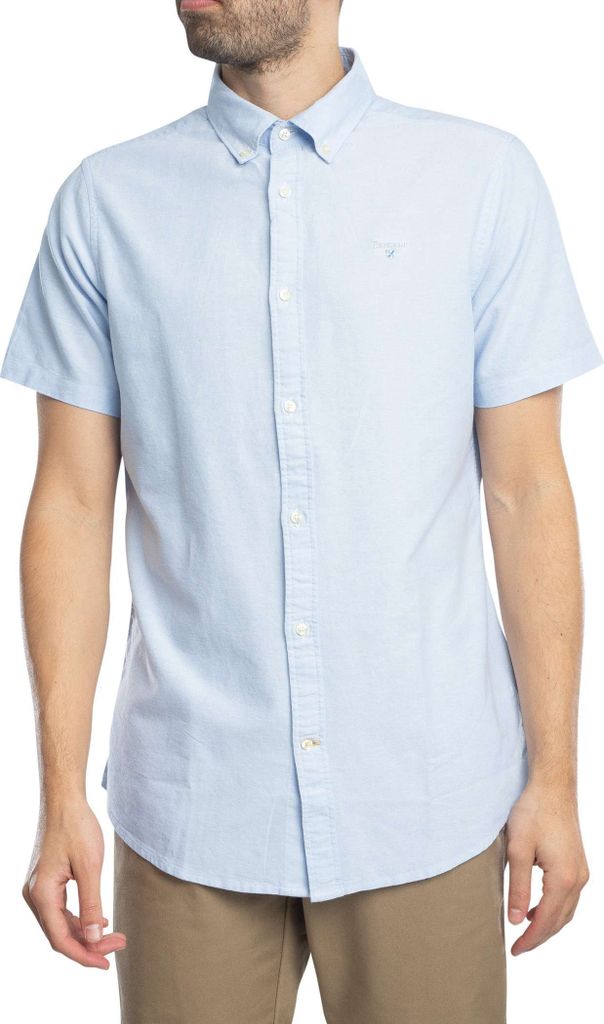 Barbour Kurzärmliges maßgeschneidertes Hemd Oxtown, Blau XXL